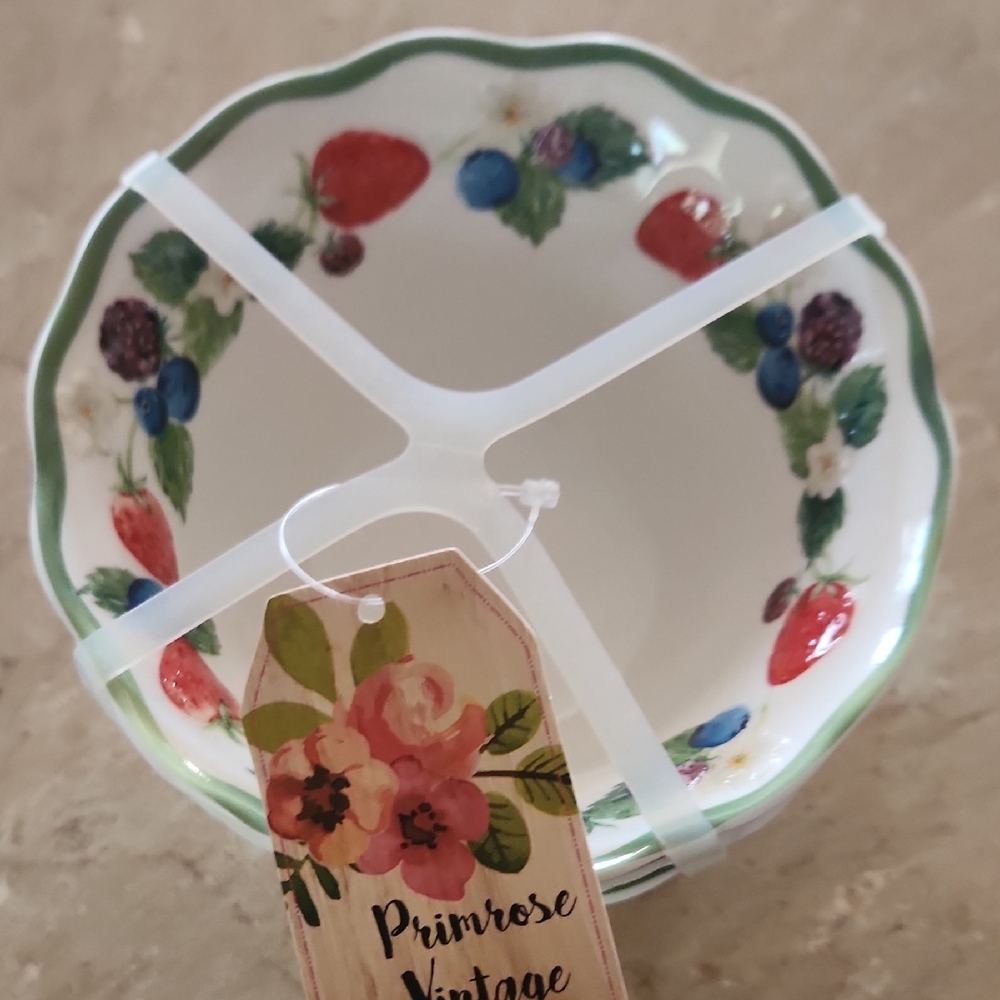 Fruit Pattern Bowls - Picture 4 of 4